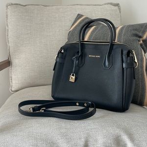 Michael Kors Mercer pebble leather satchel
